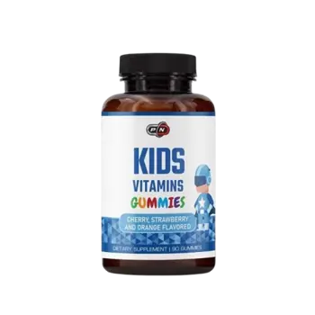Pure Nutrition KIDS VITAMINS CHERRY, STRAWBERRY AND ORANGE Детски Витамини - 90 дъвчащи таблетки, 90 дози