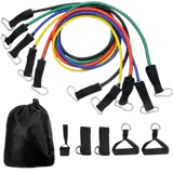 Pure Nutrition КОМПЛЕКТ ТРЕНИРОВЪЧНИ ЛАСТИЦИ RESISTANCE CABLE SET - 11 части
