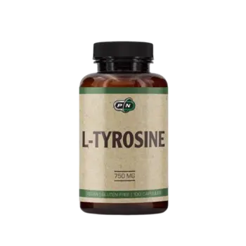 Pure Nutrition L-TYROSINE 750 мг L-Тирозин - 100 веге капсули, 100 дози