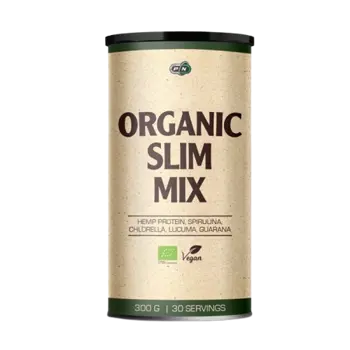 Pure Nutrition ORGANIC SLIM MIX Веган Mикс от Супер Храни за Изгаряне на Мазнини - 300 грама, 30 дози