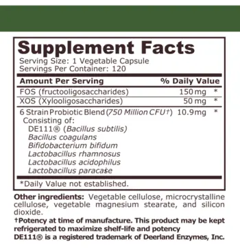 Pure Nutrition PROBIOTIC BLEND Пребиотик и Пробиотик Комплекс - 120 капсули, 120 дози