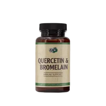 Pure Nutrition QUERCETIN and BROMELAIN Кверцетин и Бромелаин - 60 веге капсули, 60 дози