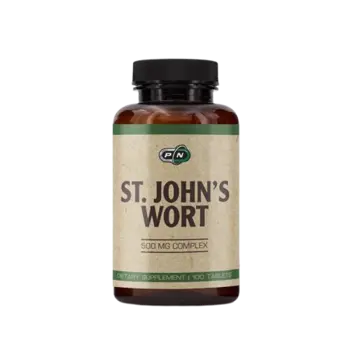 Pure Nutrition ST. JOHN'S WORTH 500 мг Жълт Кантарион - 100 таблетки, 100 дози