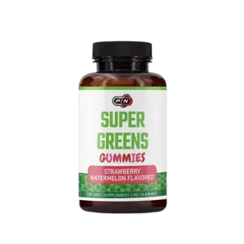 Pure Nutrition SUPER GREENS STRAWBERRY WATERMELON Микс от Зелени Суперхрани - 60 желирани бонбони, 60 дози