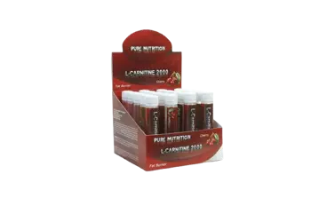 PURE Nutrition USA L-Carnitine 2000 Л-Карнитин - 20 шота x 25 мл, 20 дози