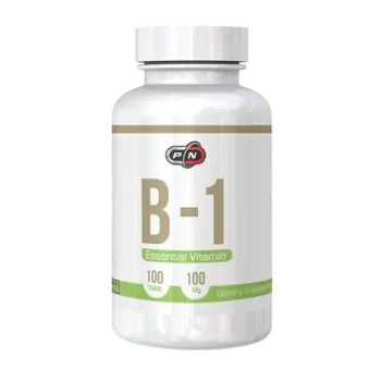 Pure Nutrition VITAMIN B-1 (Thiamine) 100 мг Витамин B-1 Тиамин - 100 таблетки, 100 дози