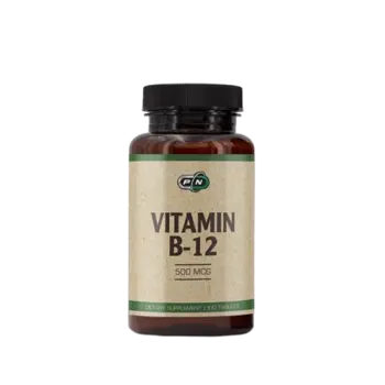 Pure Nutrition VITAMIN B-12 CYANOCOBALAMIN 500 мкг Витамин B-12 - 100 таблетки, 100 дози