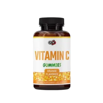 Pure Nutrition VITAMIN C ORANGE Витамин C с Вкус на Портокал - 60 желирани таблетки, 60 дози