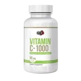 Pure Nutrition VITAMIN C-1000 + ROSE HIPS Витамин C + Прах от Шипка - 100 таблетки, 100 дози