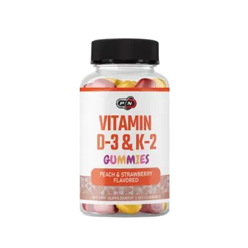 Pure Nutrition VITAMIN D-3 & K-2 Витамин D-3 и K-2 - 60 дъвчащи дражета, 60 дози