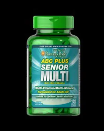 ABC Plus® Senior Multivitamin Multi-Mineral Formula - 120 каплети, 120 Дози