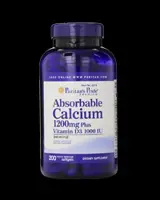 Absorbable Calcium 1200 mg with Vitamin D3 1000 IU - 200 Гел капсули, 100 Дози