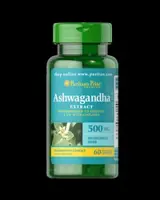 Ashwagandha Standardized Extract 500 mg - 60 капсули, 60 Дози