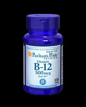 Vitamin B-12 500 mcg - 100 Таблетки, 100 Дози