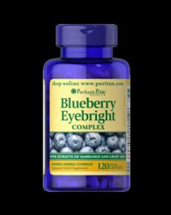 Blueberry Eyebright Complex - 120 каплети, 60 Дози