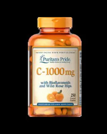Vitamin C-1000 mg with Bioflavonoids & Rose Hips - 100 Таблетки, 100 Дози
