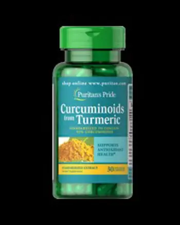 Turmeric Curcumin Standardized Extract 500 mg - 30 капсули, 30 Дози
