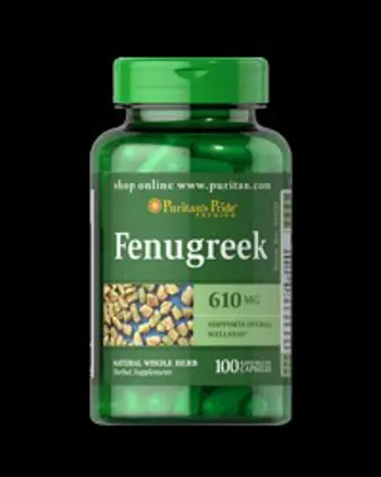 Fenugreek 610 mg - 100 капсули, 100 Дози