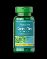 Green Tea Standardized Extract 315 mg - 100 капсули, 50 Дози