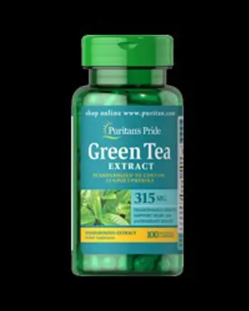 Green Tea Standardized Extract 315 mg - 100 капсули, 50 Дози