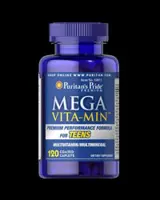 Mega Vita Min™ Multivitamins for Teens - 120 каплети, 40 Дози