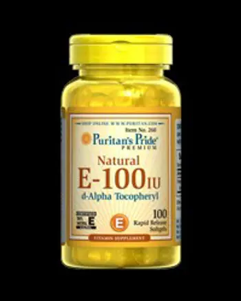 Vitamin E 100 IU - 100 Гел капсули, 100 Дози