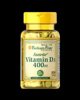 Vitamin D3 400 IU - 100 Таблетки, 100 Дози