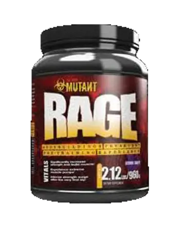 Mutant Rage Предтренировъчен комплекс за сила и напомпване 960 грама
