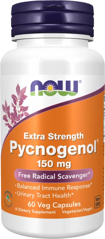 NOW Foods Pycnogenol 150 мг Пикногенол - 60 веге капсули, 60 дози