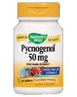 Nature's Way Pycnogenol 50 mg Екстракт от кора на френски морски бор х 30 таблетки
