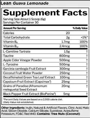 Rule1 R1 Lean Powder Фет Бърнър на Прах без Стимуланти - 180 грама, 30 дози