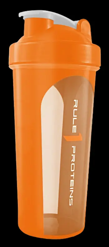 Rule1 Rubber Grip Shaker Оранжев 600 мл
