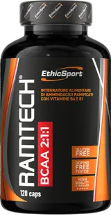 EthicSport RAMTECH BCAA 2:1:1 CAPS Аминокиселини с разклонена верига 2:1:1 с витамини B6 и B1
