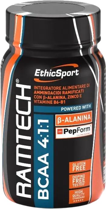 EthicSport RAMTECH BCAA 4:1:1 За мускулно възстановяване и издръжливост х 120 таблетки