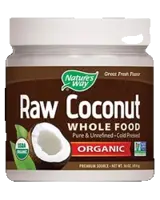 Nature's Way Raw Coconut Oil Organic Сурово кокосово масло 454 грама