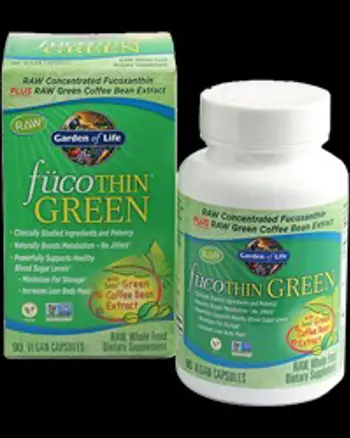RAW Concentrated Fucoxanthin / RAW Green Coffee Bean Extract 90 капсули