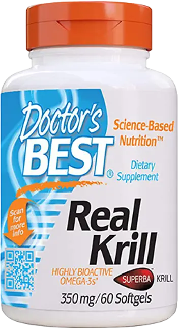 Doctor's Best Real Krill 350 mg Крилово масло от Антарктически крил
