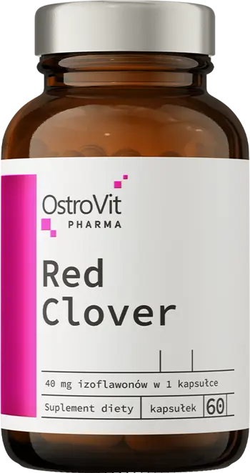 OstroVit Pharma Red Clover 500 mg with 8% Isoflavones В подкрепа на хормоналния баланс