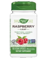 Nature's Way Red Raspberry Leaf 450 mg Екстракт от малинови листа х 100 веган капсули