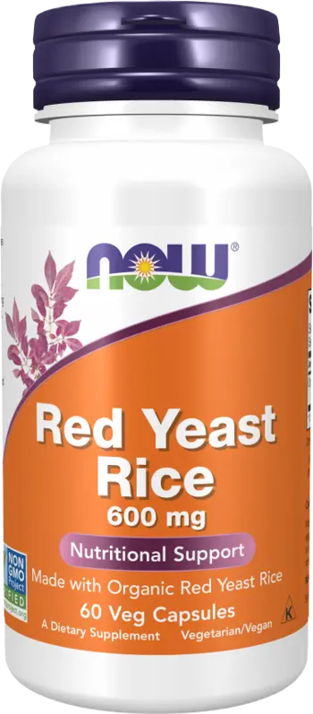 NOW Foods Red Yeast Rice 600 мг Червен Ориз