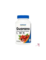 Nutricost Guarana 200 mg Естествен Кофеин - 150 капсули