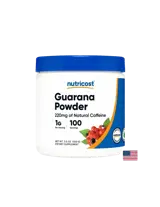 Nutricost Guarana Powder Енергия и подкрепа за отслабване 100 грама
