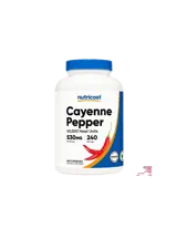 Nutricost Cayenne Pepper 530 мг Кайенски лют червен пипер за редукция на теглото х 240 капсули
