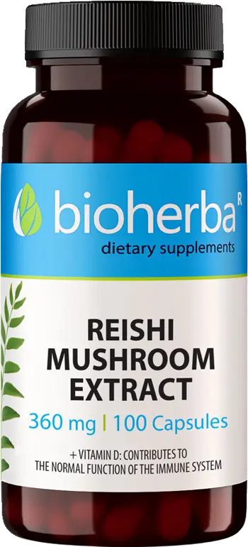 Bioherba Reishi Mushroom Extract 360 mg Екстракт от гъба Рейши