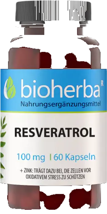 Bioherba Resveratrol 100 mg Мощен антиоксидант за дълголетие х 60 капсули