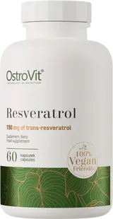 OstroVit Resveratrol 150 мг / Vege Ресвератрол - 60 капсули, 60 дози