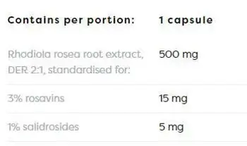 Osavi Rhodiola 500 mg Екстракт от Родиола Розеа за Адаптация към Стрес х 120 капсули