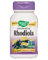 Nature's Way Standardized Rhodiola Екстракт от златен корен за енергия и фокус х 60 капсули