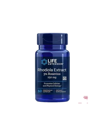 Life Extension Rhodiola Extract Златен корен 250 mg х 60 капсули