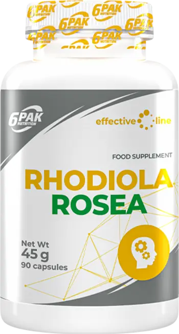 6PAK Nutrition Rhodiola Rosea 100 мг Родиола - 90 капсули, 90 дози